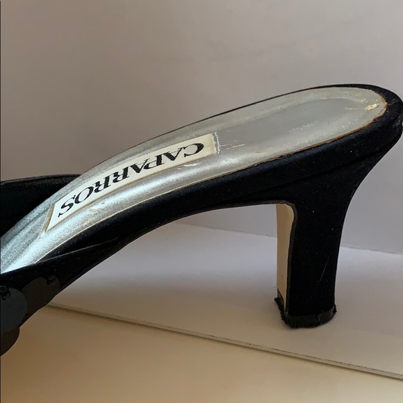 Caparros evening shoe/black sequins/kitten heels - Picture 5 of 12